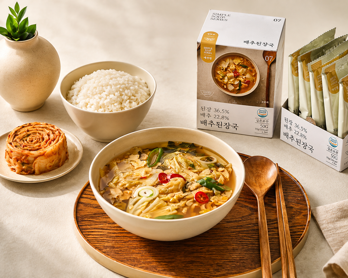 YECHANWON KOREAN NAPA CABBAGE DOENJANG SOUP