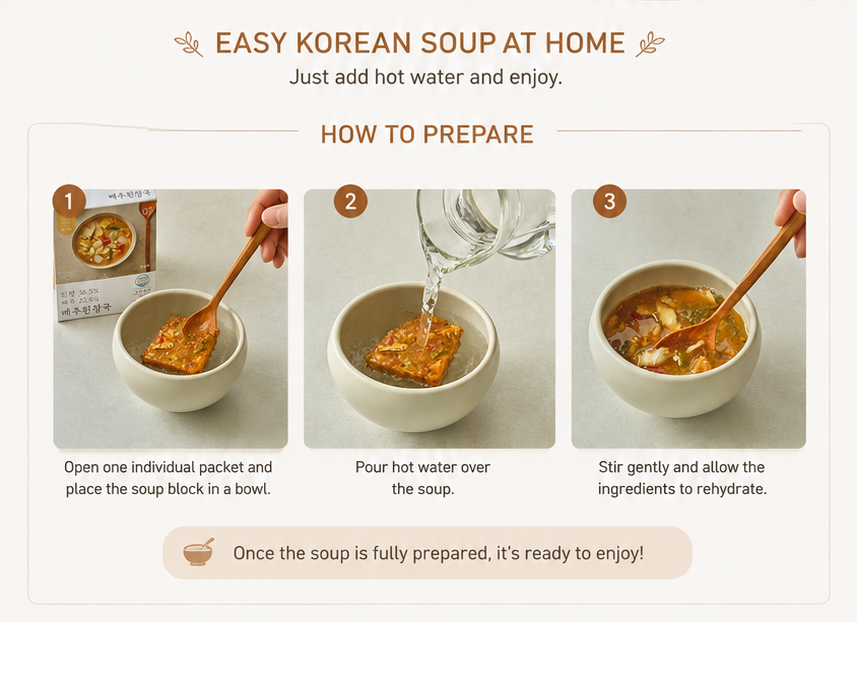 YECHANWON KOREAN NAPA CABBAGE DOENJANG SOUP